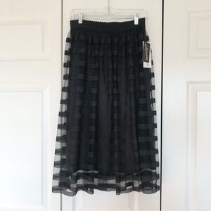 Black Midi Skirt- Size PM